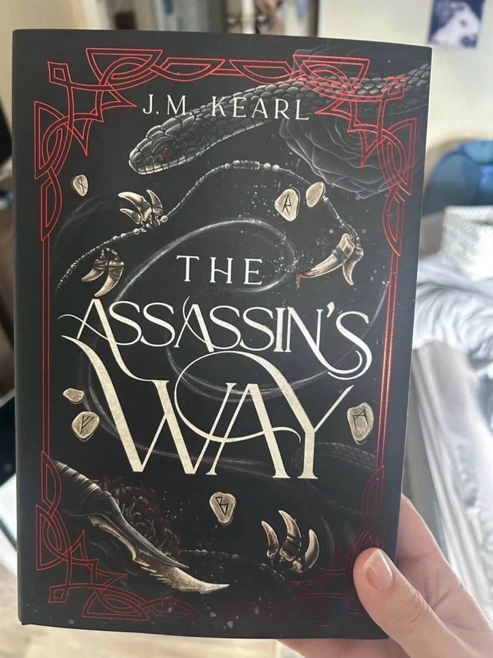 The Assassin's Way Hardcover Book - Black